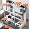 Vilemoon Multifunctional Cutting Board, Knife Drying Rack Kitchen Countertop Pot
