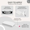 Pickleball OverGrip Tape - Extra Tacky White Pickleball Grip Tape,