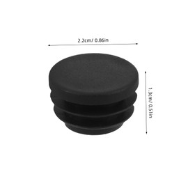 COHEALI 40 Pcs Chair Leg Protectors Round Plastic End Caps for Tubing Antislip Design Quick Installation Multipurpose Use for Furniture Cabinets and Shelves