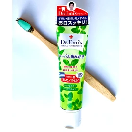 Dr.Emi's ハーバル歯磨き粉 オレガノ ギリシャ産オレガノオイル 歯磨き粉 天然ハーブ 舌磨き 85g
