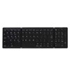 Sanpyl Teclado Bluetooth Plegable Multidispositivo Portátil de Bolsillo, Teclas de