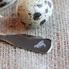 Quail Egg Spoon with Engraving - Quail Eggs - Small