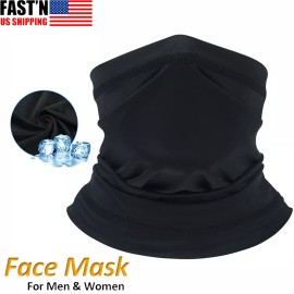Neck Gaiter Bandana Face Mask Sun UV Cooling Gator Shield Cover for Men Woman US