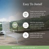 Jejavu 1.5" Wide x 20' Roll Vinyl Strap for Patio
