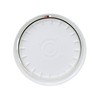 Screw Top Bucket, 2 Gallon, with White Life-Latch Lid, 5