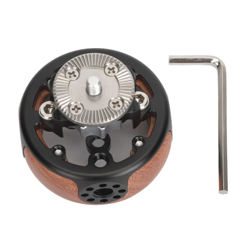 Camera Round Handle Grip with 1/4in 3/8in for Arri M6