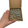 (Pack of 15) DIN 933 Steel Hex Screws M8 x