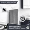 TURS Bathroom Accessories 4-Pieces Bathroom Hardware Set Polished Chrome Towel