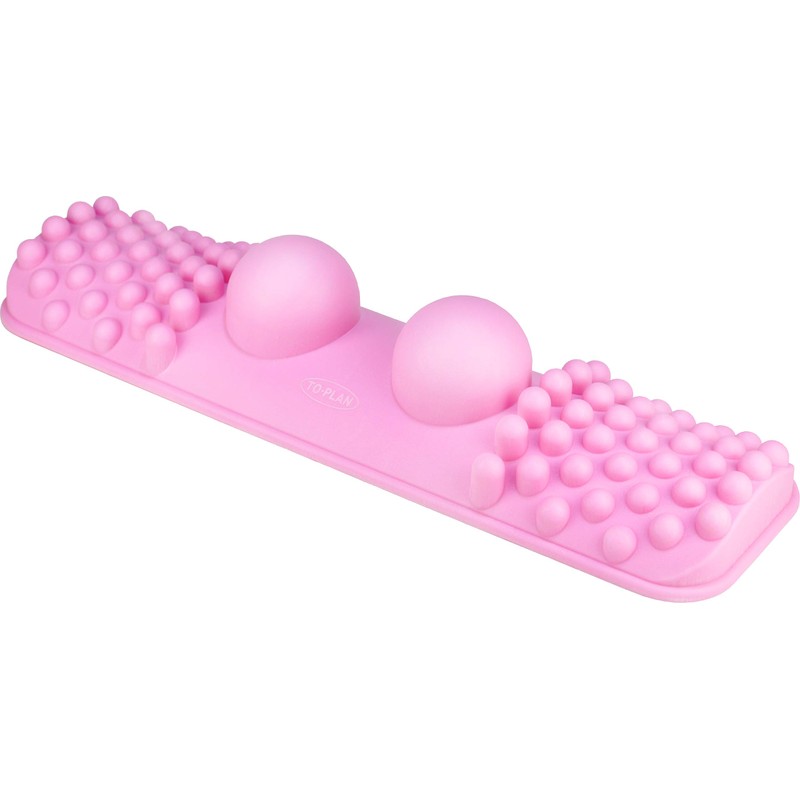 TO-PLAN, Back and Lumbar, Healthy Bamboo Pink, Antibacterial Followage Bamboo