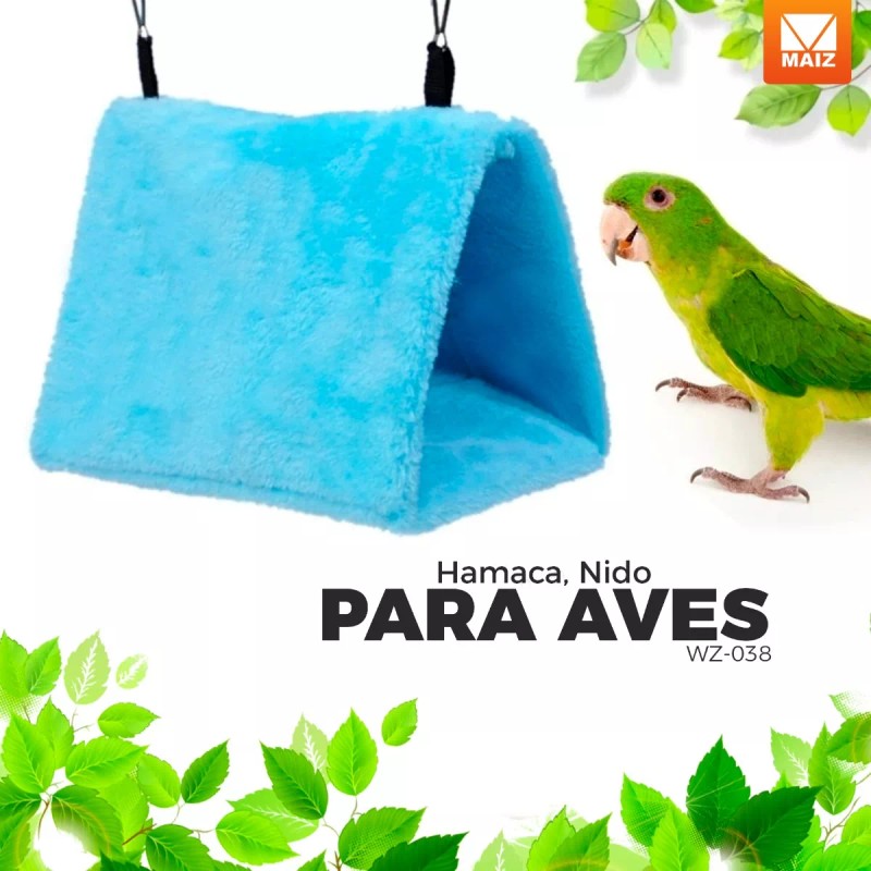 Maíz Hamaca Nido Casa Campaña Colgante Columpio Pajaros Chico