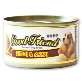 Good Friend Dog Treat Cans, 100g, 25 pcs / 굿프렌드 애견용 간식 캔, 100g, 25개