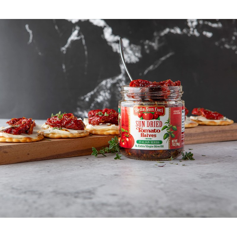 Bella Sun Luci Sun Dried Tomato Halves with Italian Herbs