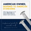 3/8" x 7" (50 Pack) Galvanized Carriage Bolt Kit, Grade