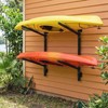 LILYPELLE Wall Mount Kayak Storage Rack, 2-Tier Heavy Duty Kayak