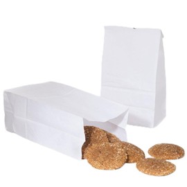 Duro 4 lb. White Paper Bag 500/Bundle