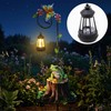 Guangxie Solar Frog Lantern Garden Stake, 31.5in Weatherproof Metal Outdoor