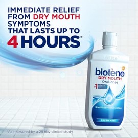Biotene Dry Mouth Enjuague Oral Menta Fresca 8 oz
