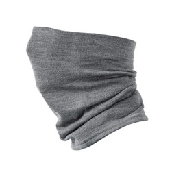 Villand 100% Merino Wool Neck Gaiter for Men and Women, Double Layer Seamless Neck Warmer for Winter Sports with Gift Box (Gray)