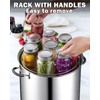 Cook N Home Water Bath Canner with Jar Rack &