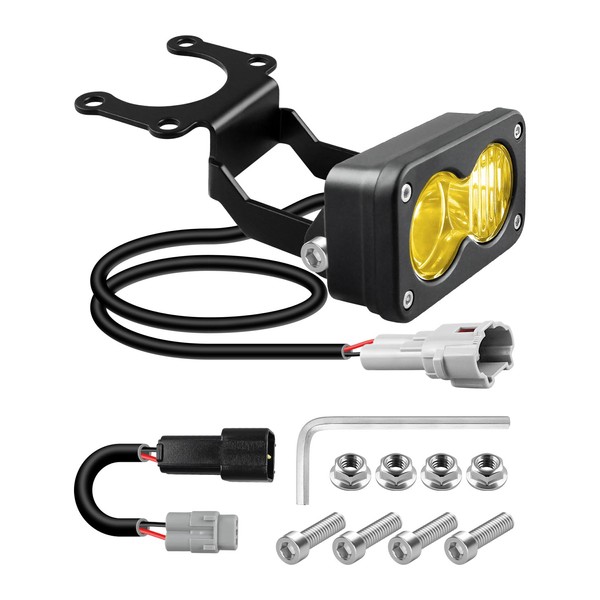 WUMZIJ Dirt Bike Headlight Kit with Mount Bracket Fit for