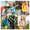 GEAoffice Small 1 Pocket Mini Trading Card Binder, Holds 80