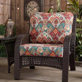 South Pine Porch Outdoor 2-Piece Deep Seat Cushion Set, Asbury Park