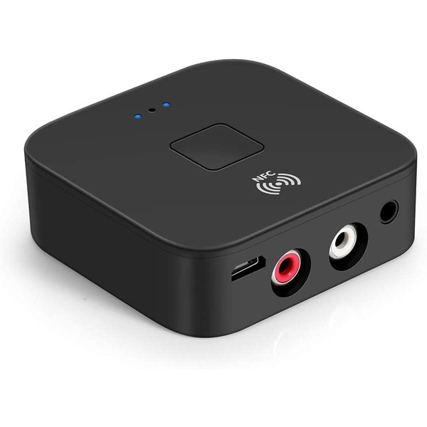 Bluetooth Receiver for Home Stereo RCA, 3.5mm AUX Wireless Audio