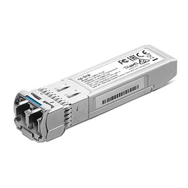 TP-Link TL-SM5110-LR | 10G-LR SFP+ LC Transceiver, Single-Mode SFP Module| Plug and Play | LC Duplex Interface | Hot Pluggable | Up to 10km Distance | Support SFP+MSA & DDM