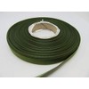 2 metres x 10mm Satin Ribbon Olive Dark Green Double