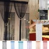 WedDecor String Curtains Glitter Fringe Panel Fly Screen Room Divider