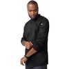 Chef Works Men's Tulum Chef Coat, Black, Medium