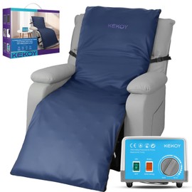 Kekoy Alternating Air Pressure Mattress Pad for Recliner Chair, Upgraded Anti-Slip Design, Pressure Relief Cushion & Bedsore Prevention for Elderly, Quiet Pump, Waterproof Cover for Home Hospital Use