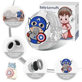 Labeopuwu Baby Ear Protection - Noise Cancelling Headphones for Infants 0-36