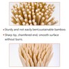 12" Natural Bamboo Wooden Skewers the diameter is 4mm (100