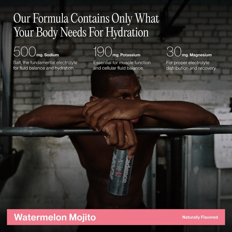 Cadence Electrolyte Drink - Watermelon Mojito Flavor, 355ml x 12