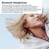 Wireless Earbuds HiFi Stereo Bluetooth 5.1 Headphones with Detachable Earhooks