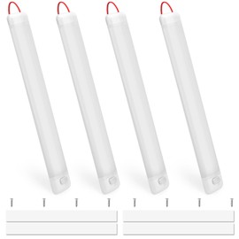 Linkstyle 12V LED Interior Light Bar, 4pcs 96 LED 12W Light Strip with ON/Off Switch, Daily Lighting for 12-85V Car Van Truck Auto Vehicle