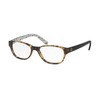 Tory Burch TY2031 Eyeglass Frames 3154-49 - Yellow Tort/black Batik
