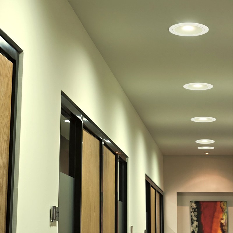 Tecnolite - Lámpara Downlight Empotrable, Potencia Máx. 6 W, Base