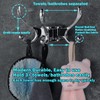 Ovlist Heavy Duty Swivel Coat Hook Space Saving Towel Rope