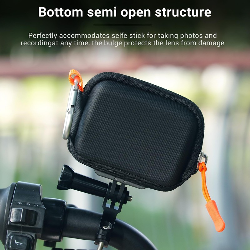CYNOVA Black Mini Camera Bag for DJI ACTION 5 Pro,