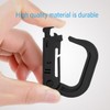 AIMALL 2pcs Tactical Carabiner Hook D-Ring Clip for Military Backpack
