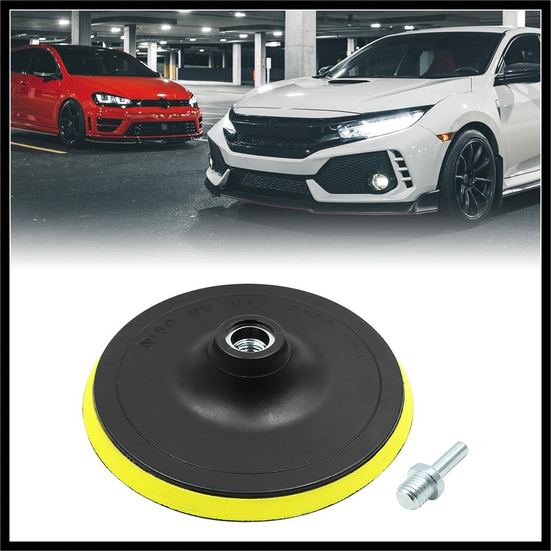 Hihaha 6 Inch Car Automotive M14 Pad Backing Plate Polishing