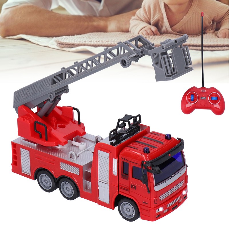 1:30 Fire Fighting Truck Model Remote Control Light Sound Simulation