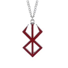 Necklace Brand Of The Sacrifice Logo Blood Red Pendant Necklaces, Red