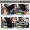 Hiitytin 7-In-1 Car Seat Back Organizer with 3.74” Cup Holders,