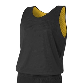 A4 NF1270-BKG Reversible Mesh Tank Top, Small