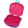 Bento Lunch Box ABS Separate Compartments with Buckle Handle Leakage