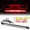 SHENKENUO Flexible 48 LED Strip Motorcycle ATV UTV Tail Turn