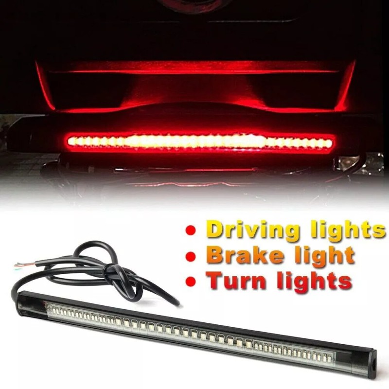 SHENKENUO Flexible 48 LED Strip Motorcycle ATV UTV Tail Turn